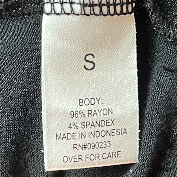 Nollie Black Fringe Mini Skirt Pull On Fitted Stretchy Small Mid Rise - Picture 8 of 8